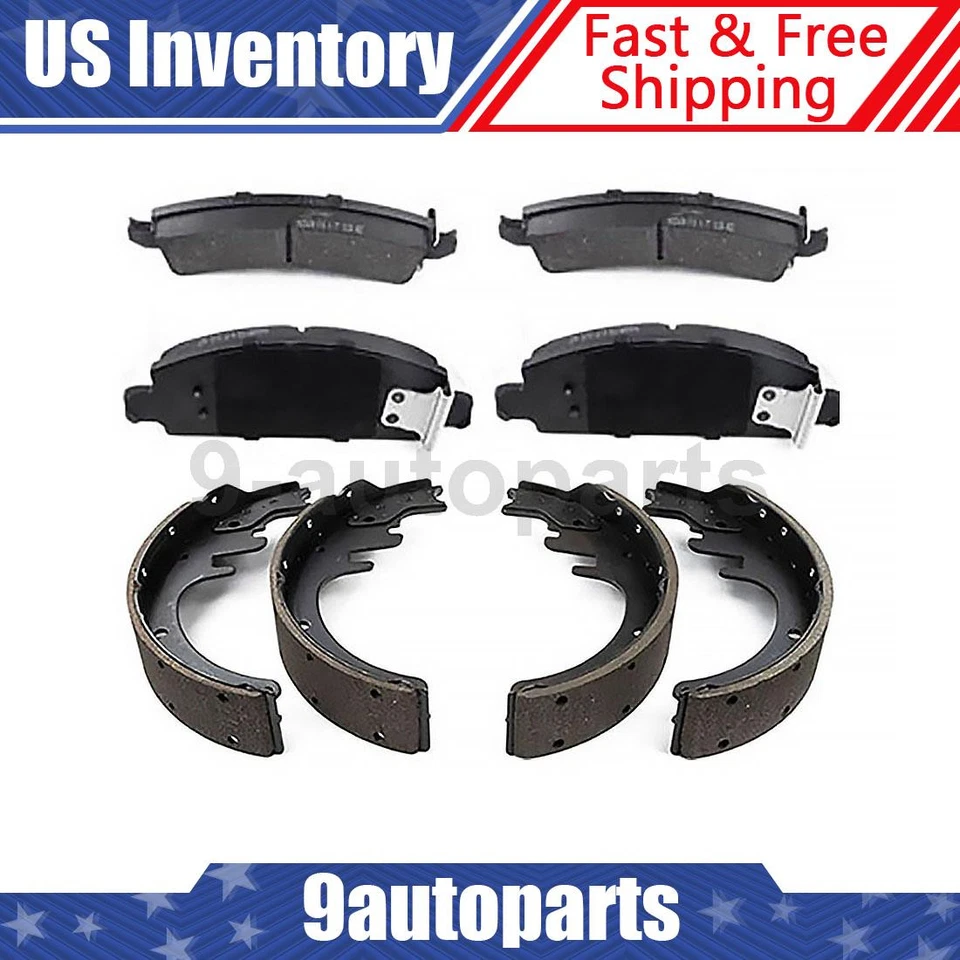 Kit de pastillas de freno delanteras traseras para 1976 1977 1978 1979 1980 Chevrolet G30 Foto 1 de 4