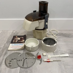 Moulinex La Machine Deluxe Food Processor Model #354 With Accessories-Powerful - Picture 1 of 19