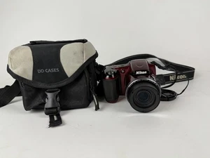 Nikon Coolpix L820 Digital Camera 16MP 30x Optical Zoom Red - Tested and working - Picture 1 of 14