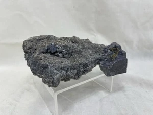 GALENA SU DOLOMITE DA MINIERA D'ACQUA DOLCE, MISSOURI 748g 5x4 pietra cristallo curativo - Foto 1 di 15
