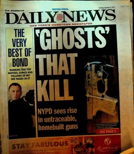 New York Daily News October 3 2021 James Bond Jordan Montgomery - Picture 1 of 3