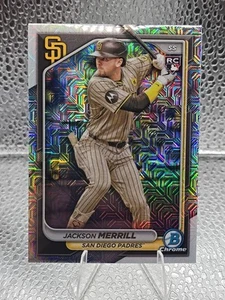 2024 Bowman Chrome - Jackson Merrill #27 Mojo Refractor (RC) - Picture 1 of 2