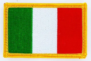 Toppe Toppa PATCH ITALIA Bandiera 7x4.5cm termoadesivo - Picture 1 of 1