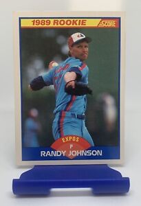 1989 Score Randy Johnson Rookie Card RC #645 Montreal Expos