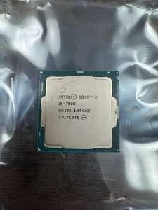 Intel i5-7500 3.40GHz 6MB 4-Core LGA1151 Socket CPU Processor SR335 - Photo 1/2