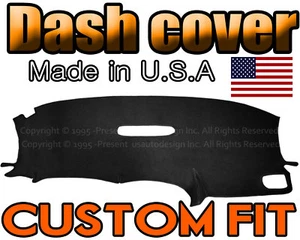 fits 2001-2007 CHRYSLER TOWN & COUNTRY DASH COVER MAT DASHBOARD PAD USA / BLACK - Picture 1 of 5