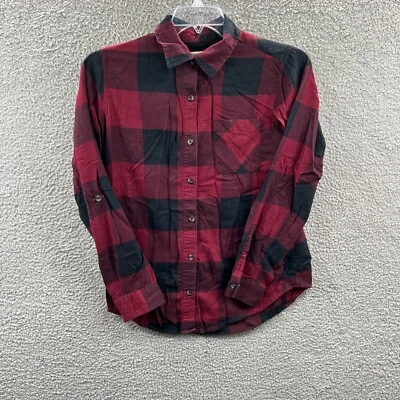 Camisa de franela a cuadros Buffalo pequeña calce clásico informal capas acogedora al aire libre para mujeres Foto 1 de 4