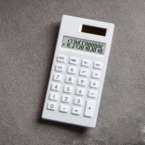 Small Mini Pocket 12 Digits Solar Power Calculator School Office Home Stationery - Picture 1 of 12