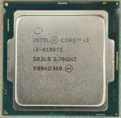 6th Gen Intel Core i3-6100TE LGA-1151 CPU Processor 2.70 GHz Dual-Core Desktop - Image 1 of 4