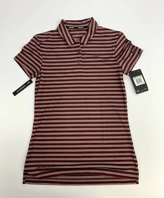Новые женские большой XS Dri-Fit полоски Polo рубашка для гольфа зеленый 884867 372 $55 - Изображение 1 из 4