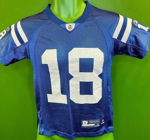 Camiseta deportiva Reebok #18 de los Indianapolis Colts de la NFL para jóvenes pequeña 8 - Imagen 1 de 7