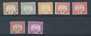 Hong Kong Stamps 1923-1956 Postage Due Mint D1;6;7a;8/9;10a;14 CV £49.5 - Picture 1 of 2