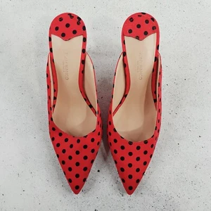 TONY BIANCO Womens Size US 7 Polka Dot Slip On Heels Shoes - Picture 1 of 10