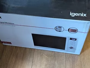 Igenix IGMD0820W digital microwave 20 litre 800W 5 power levels defrost 95 white - Picture 1 of 12