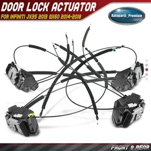 4 Full Set Door Lock Actuator For Infiniti JX35 2013 QX60 2014-2018 Front & Rear - Picture 1 of 8