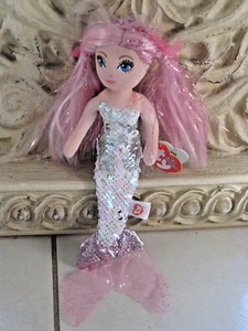 TY SEA SEQUINS Limited Collection CORA THE MERMAID Doll w/ Tags New - Bild 1 von 5