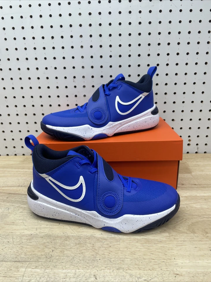 Size 7 (GS) - Nike Team Hustle D11 Low Blue