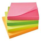 100 x Sticky Notes Self Adhesive Paper Note Memo Pad Squares Reminders Removable