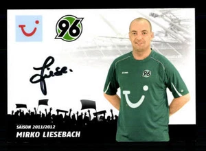 Mirko Liesebach Autogrammkarte Hannover 96 2011-12 Original Signiert - Bild 1 von 2