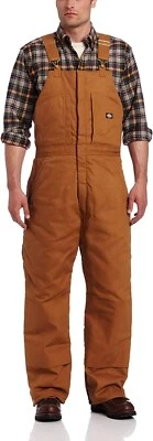 Nuevo con etiquetas Mono con tirantes de pato aislado premium Dickies para hombre marrón talla XLS $140 II111 Foto 1 de 2