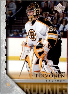 2005-06  Upper Deck Boston Bruins Hockey Card #241 Hannu Toivonen YG Rookie