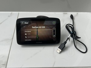 TomTom GO 520 Sat Nav Free Lifetime Maps UK + Europe Fully Working