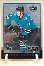 2020-21 OPC Platinum Retro Rookie #R-69 Nikolai Knyzhov - San Jose Sharks RC