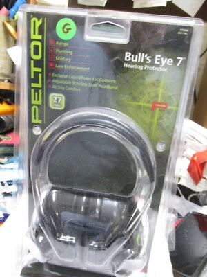 [B+TshelH] Pelter earmuff Bulls eye 7, hearing protector  27 decibels by 3M - Imagem 1 de 2