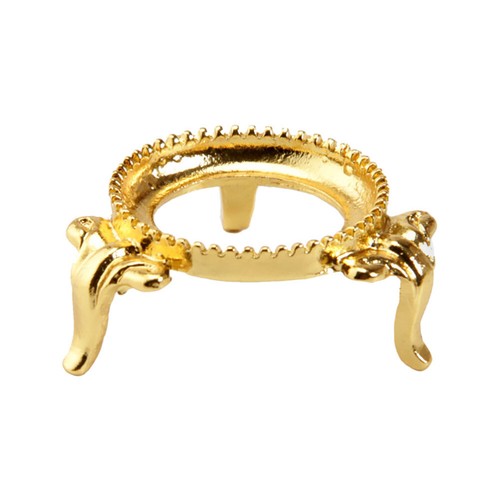 Monitor Stands Gold Tray Decorative Holder Crystal Ball Base Display