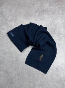 Vintage Polo Bear Ralph Lauren Scarf Y2K Rare - Picture 1 of 5