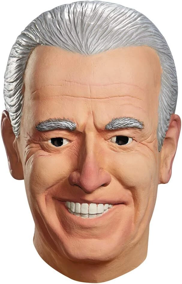 Joe Biden Vinyl Mask USA President Fancy Dress Up Halloween Costume Accessory - Image 1 of 1
