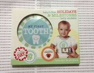 Baby's First Milestone & Holidays Belly Stickers by Stepping Stones