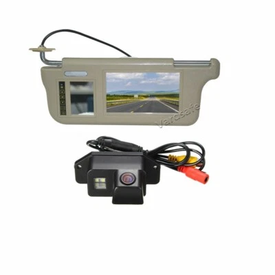 Sun Visor Rear View Monitor & Reversing Camera For Mitsubishi Lancer Evolution - Image 1 of 4