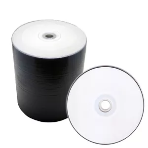 200 White Inkjet Printable Blank DVD-R DVDR 16X Disc - Picture 1 of 1