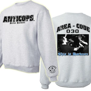ANTICOPS - THIS IS HARDCORE (SWEATSHIRT) NEU S-XXL HC Oldschool Mosh Madball AF - Picture 1 of 4