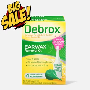 Debrox Earwax Removal Kit - 0.5oz | Exp. Date 12/2026 | LIMITED TIME - Picture 1 of 7
