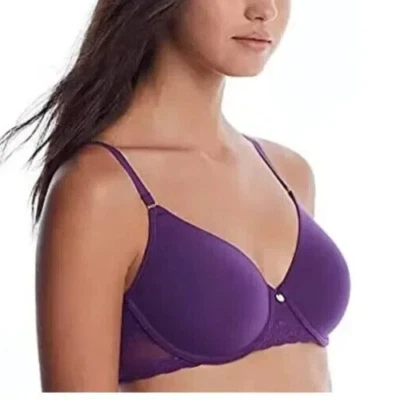 Sujetador con aros Natori Bliss Perfection, para mujer talla 32C, púrpura  Foto 1 de 3