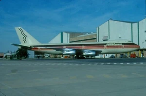N747BM PEOPLE EXPRESS B747-238B ORIGINAL KODAK SLIDE F-239 - Picture 1 of 1