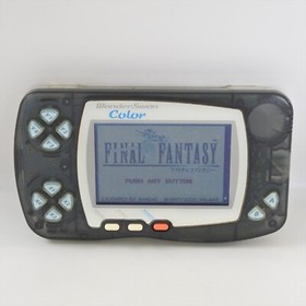 WonderSwan Color Console CRYSTAL BLACK WSC-001 Bandai 0100271027 ws