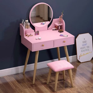 π Princess Dresser Pink w/Mirror & Stool Modern AU Stock Fast Ship β‘ - Picture 1 of 5