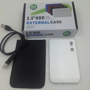 New 80GB 80 GB External Portable 2.5" USB 2.0 Hard Drive HDD POCKET SIZE Silver - Picture 1 of 6