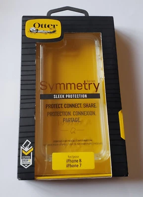USED Original OtterBox Symmetry Series Case Apple iPhone 8 / 7 - CLEAR - Image 1 of 4