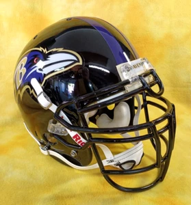 Throwback Baltimore Ravens Super custom fullsize football helmet YXL R. Lewis - Picture 1 of 9