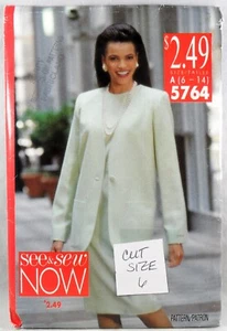 Vestido y chaqueta Butterick 5764, busto 30,5 - Imagen 1 de 2