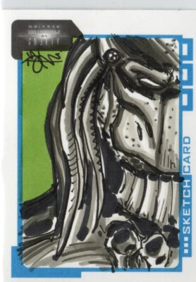 Aliens vs Predator Requiem AVP Inkworks 2007 Sketch S.TR Tone Rodriguez #193/313 - Image 1 of 4