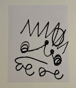 ASSPIZZA SIGNED SKETCH 8.5x11 ASS PIZZA - Picture 1 of 2