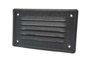 Graphit Lüftungsgitter 165 mm x 100 mm mit Fliegengitter flach Lüftungsabdeckung - Bild 1 von 3