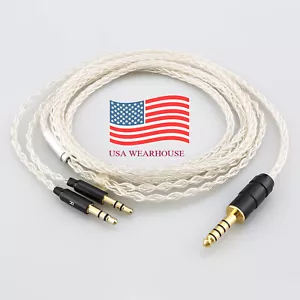 4,4 mm Equilibrado 7N OCC Enchapado en Plata Cable para 2x3,5 mm Hifiman Ananda - Imagen 1 de 12