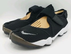 Nike Air Rift BR Breathe (848386 001) Black/White 2015 Unisex Size 9.5 VGC - Picture 1 of 14