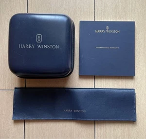 HARRY WINSTON Cassa Orologio Vuota Navy con Accessori - Foto 1 di 24